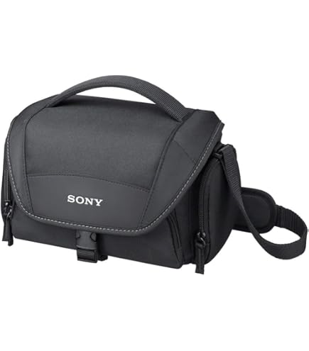 Amazon.com : Sony LCS-CSG Soft Genuine Leather Carrying Case for